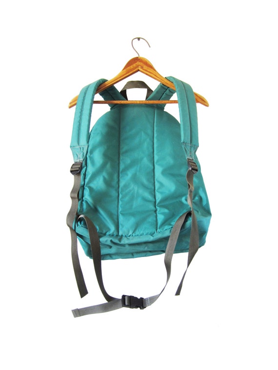 Vintage 90s Backpack L.L. Bean Seafoam Green Deluxe Daypack