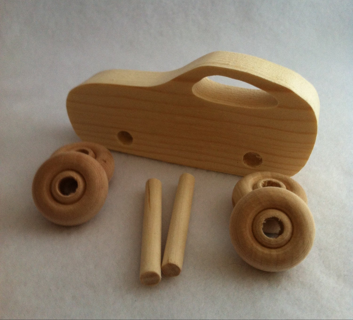 Wooden Toy Car KIT-Made from Recycled Wood