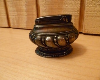 Ronson Crown lighter, 1940's, silverplate