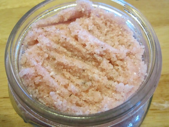 Pomegranate Vanilla Coconut Body Scrub - Cleanse, Exfoliate, Moisturize in one Organic, Vegan, Nut Free