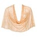 Orange lace shawl (4-options shawl) apricot lace shrug