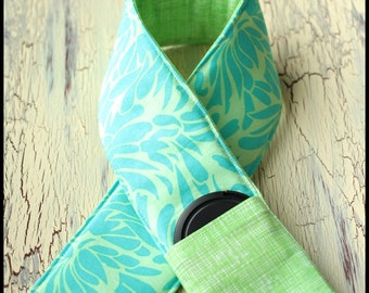 DSLR Camera Strap Cover with Lens Cap Pocket