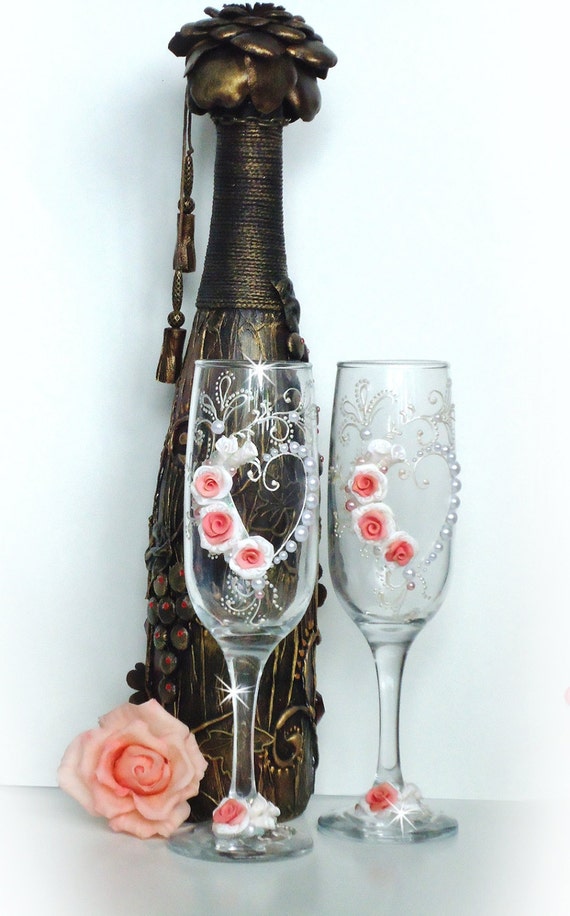 Items similar to Beautiful hand decorated wedding or anniversary