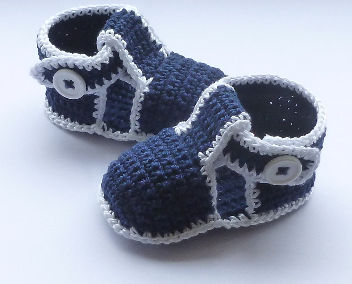 Instant Download Crochet Pattern pdf file Baby Boy Sandals
