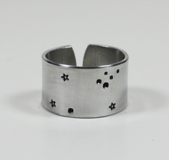 Leo Zodiac Constellation Ring by ZennedOut on Etsy