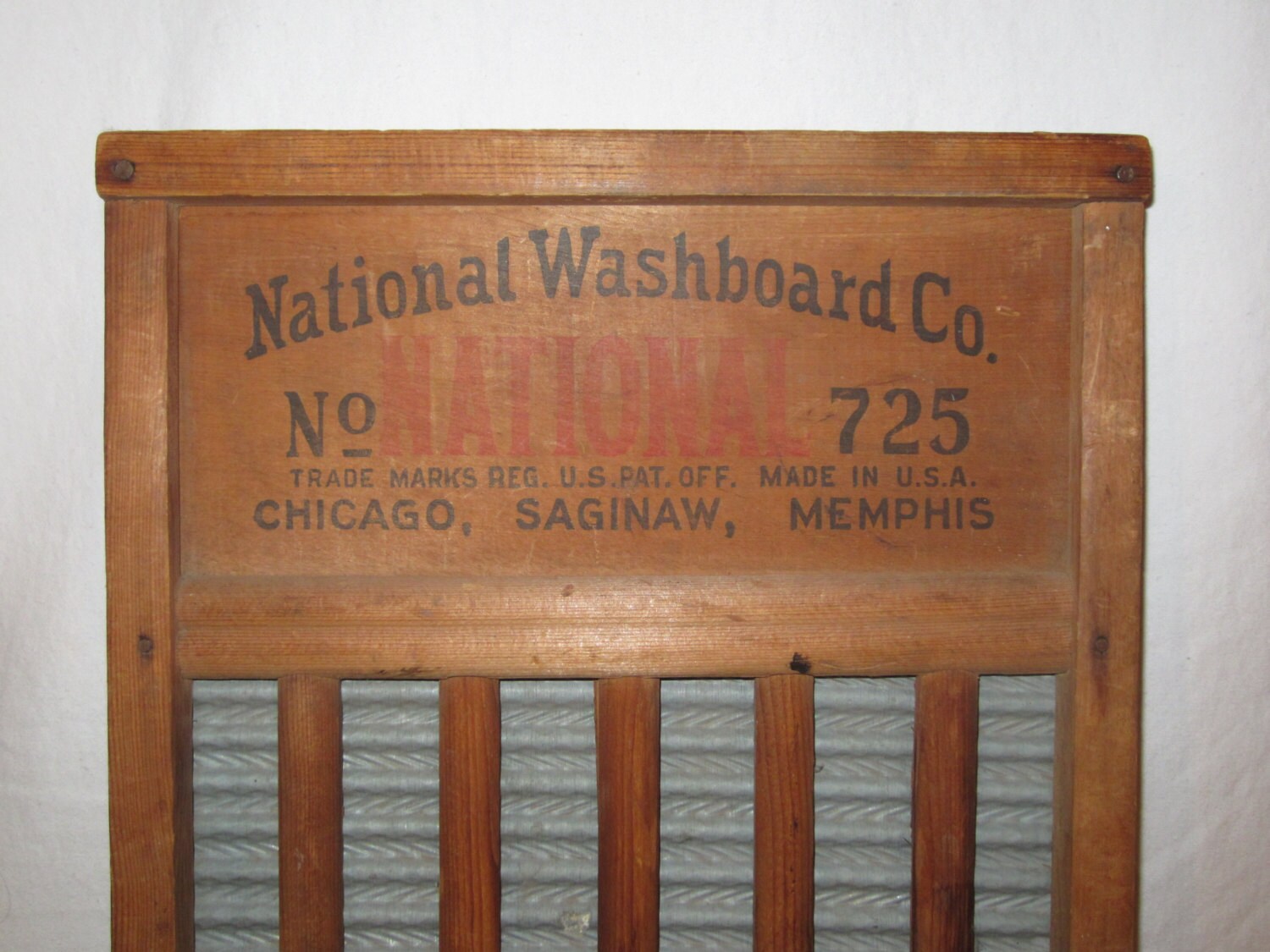 National Washboard Co. No. 725