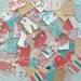 LAST SET - Deep Hue Shabby Chic Mini Scallop Jewelry Tags - Set of 100 - Jewelry Tags - Price Tags