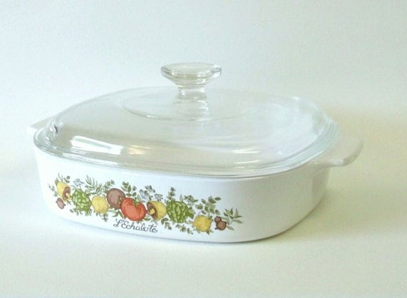 Corning Ware L Echalote Pan Spice Of Life A 8 B Lid