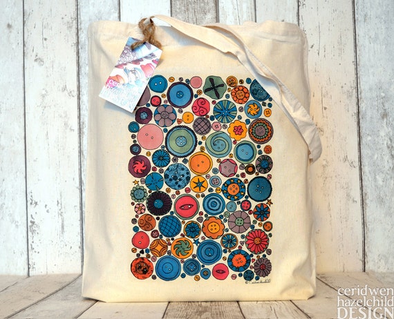 Fair Trade Tote Bag, Reusable Shopper Bag, Cotton Tote, Shopping Bag ...