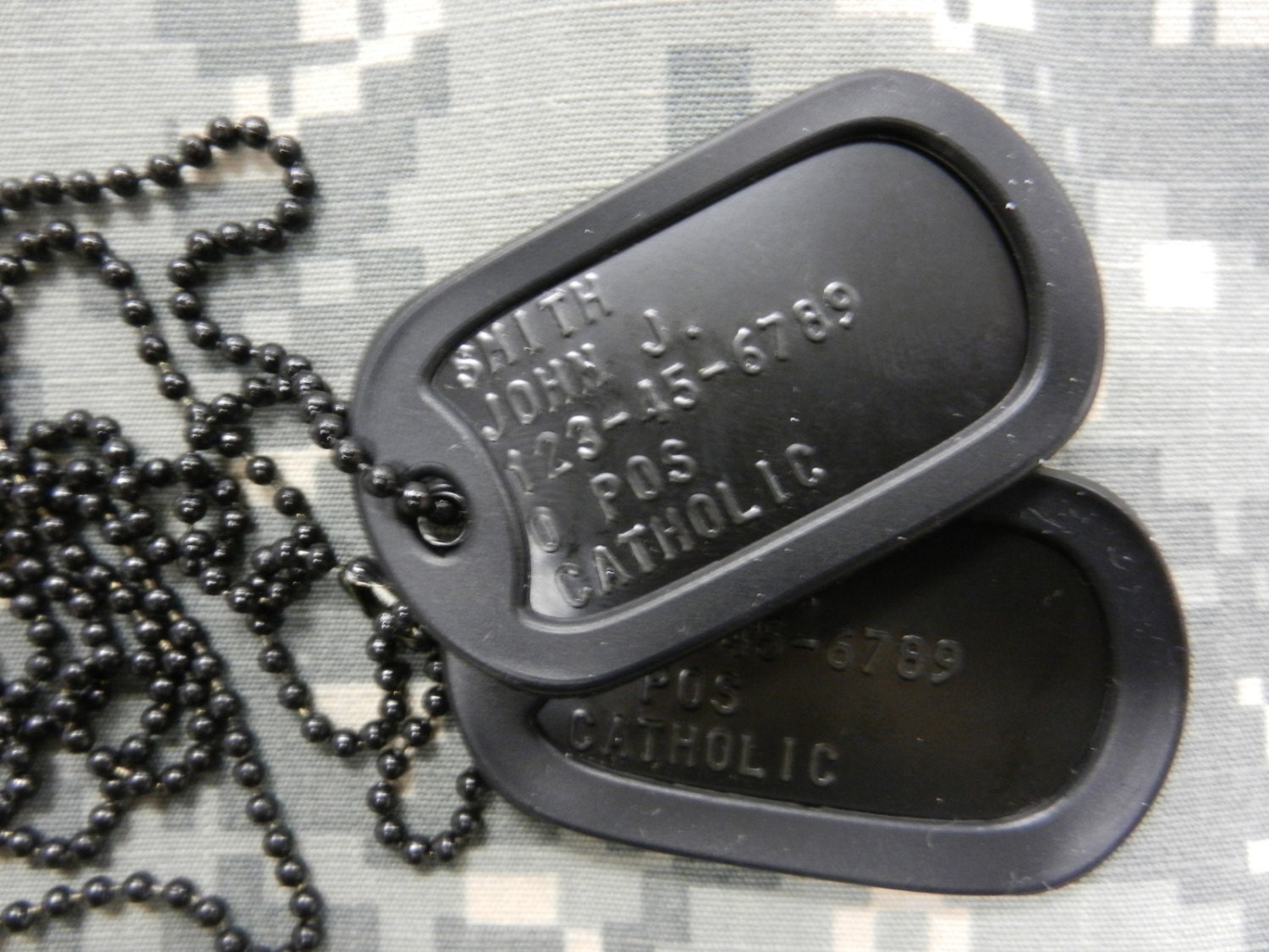 amazon military dog tags