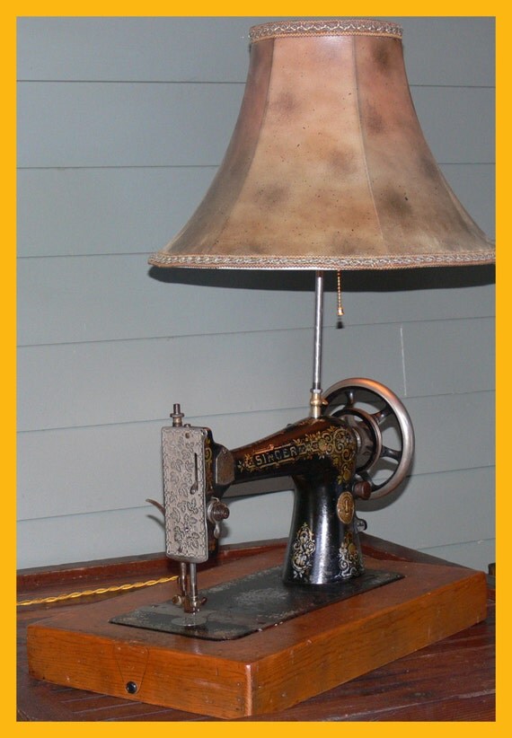 Items similar to Singer Sewing Machine Table Lamp Sew GREAT and SEW