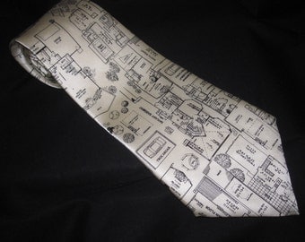 SILK NECKTIE Architect Architecture Floor Plan Floor Design Neck Tie