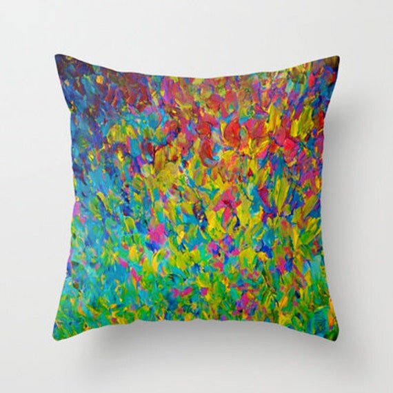 DECORATIVE THROW PILLOW Cover 16x16 18x18 20x20 Colorful