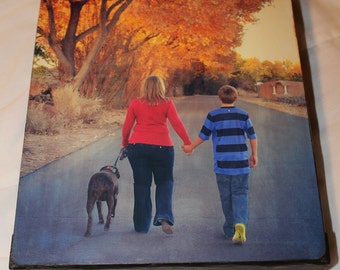 8 x 10 thick sided custom canvas photos, made to order with YOUR photos