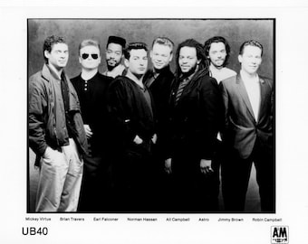 UB 40 Publicity Photo 8 by 10 Inches