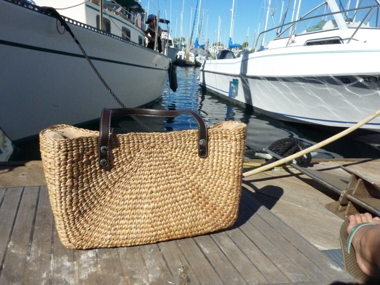 rectangular beach tote