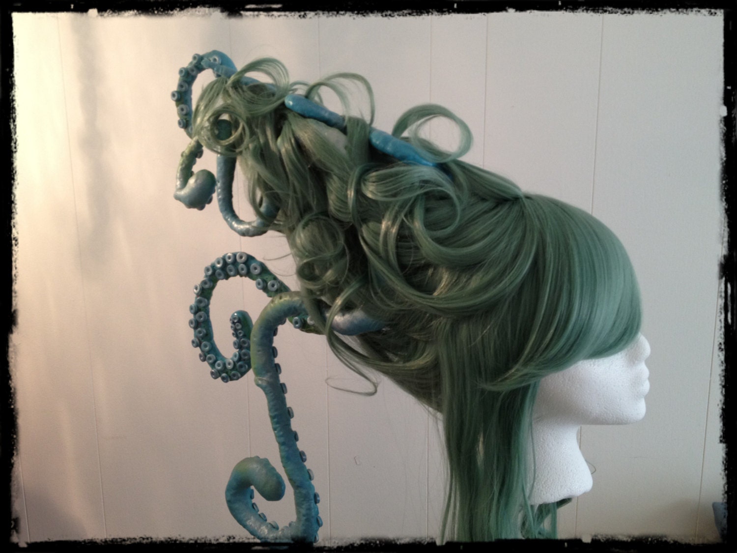 Steampunk Wig Sea Witch Custom Wig with Octopus Tentacles
