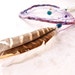 Dream Catcher - Turquoise Nature - With Turquoise Drop Gemstone, Natural Brown and White Feathers - Home Decor, Mobile