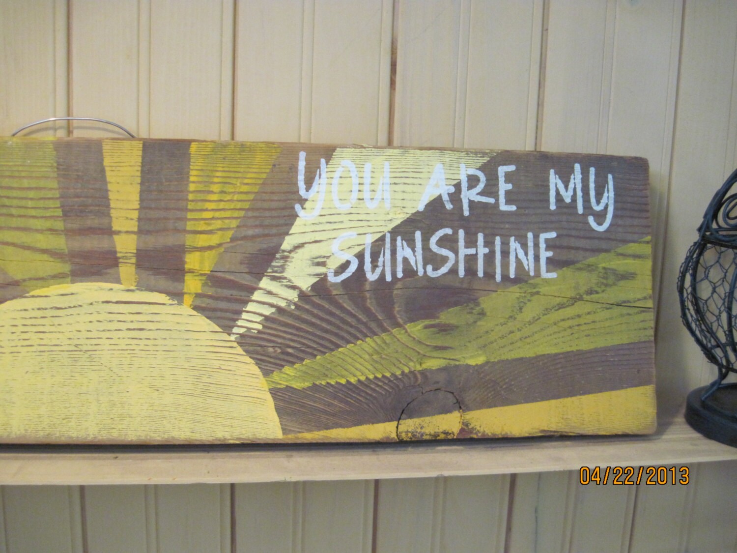 You Are My Sunshine Picture Sunrise Simple Nursery Wall Decor