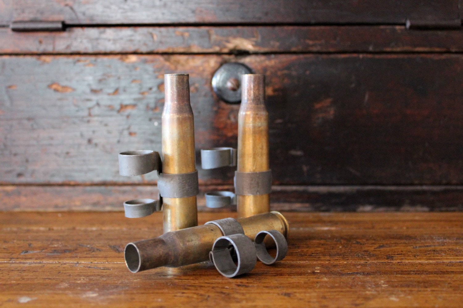 Bullet Casings 50 Caliber Machine Gun Army War Memorbilia