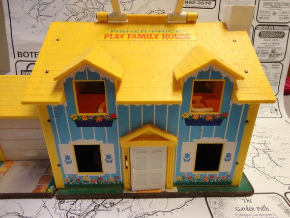 vintage fisher price play family house
