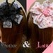 Sweet Pink Ama and Kote Gothic and Lolita Hair Bow Fascinator - One of a Kind