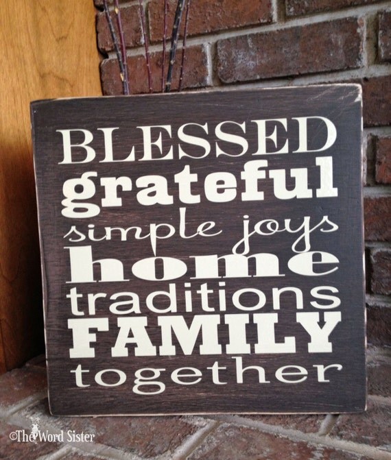 Family Room Decor Inspirational Wall Art Blessed