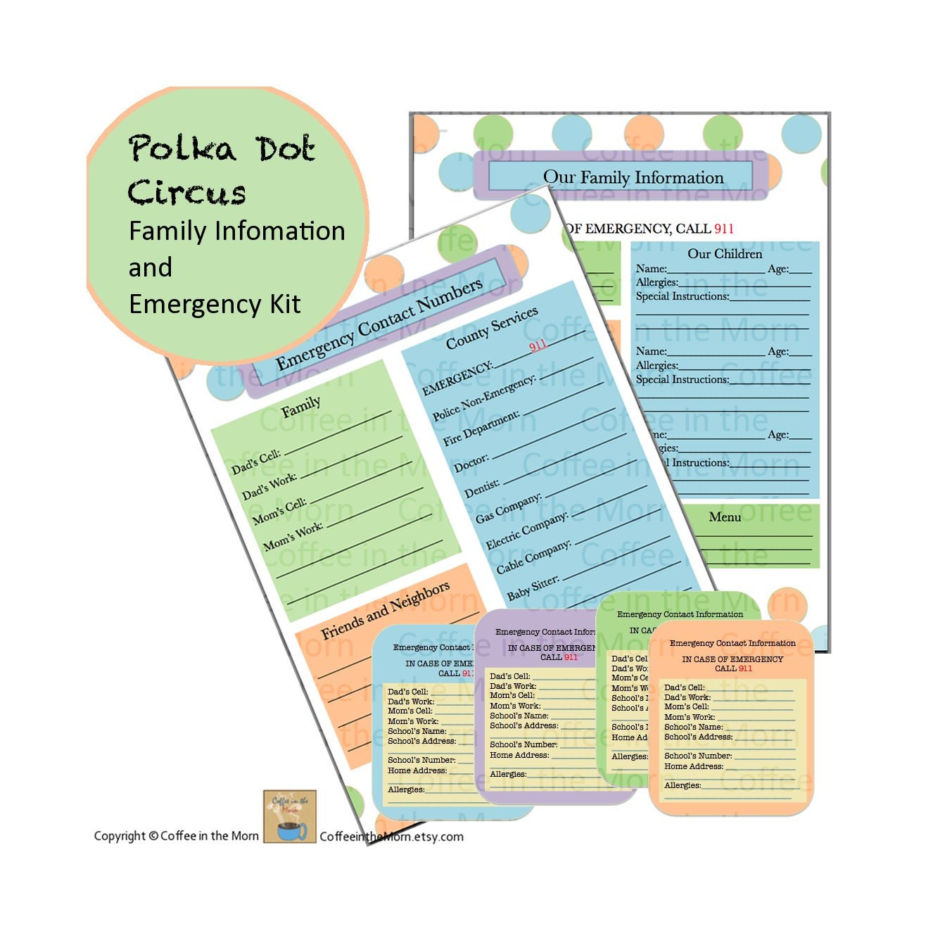 Emergency Contacts Babysitter Checklist Baby Sitter