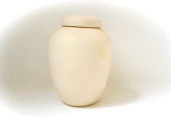 Ceramic Pet Urn, Cat or Dog or any animal, Hand made -7 inches tall, parchment technique