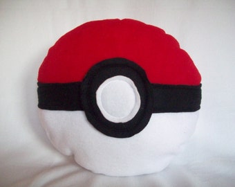 pokeball plush pillow