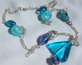 Bright Turquoise Pendant Necklace