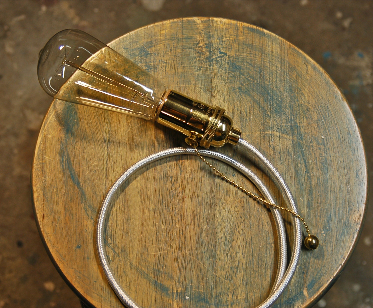 Solid Brass Light Socket PullChain Version 4 Different