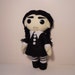 addams family wednesday plush