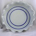 Vintage Pie Plate with Fluted Edge