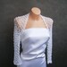 Lylianna -Wedding bolero, sizes - M/L, White, Sleeves - 3/4