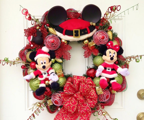 mickey mouse christmas wreath mickey mouse christmas wreath