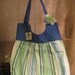 PREMADE Marie: Large fabric hobo bag
