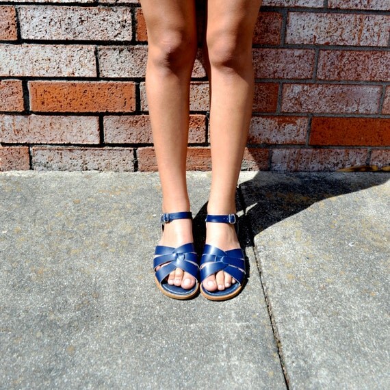 Reserved for anjubanju1 Navy Blue Saltwater Sandals size