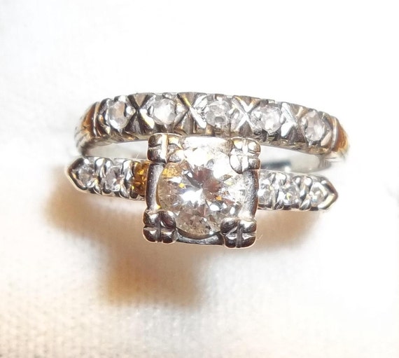  Classic Engagement Ring Set