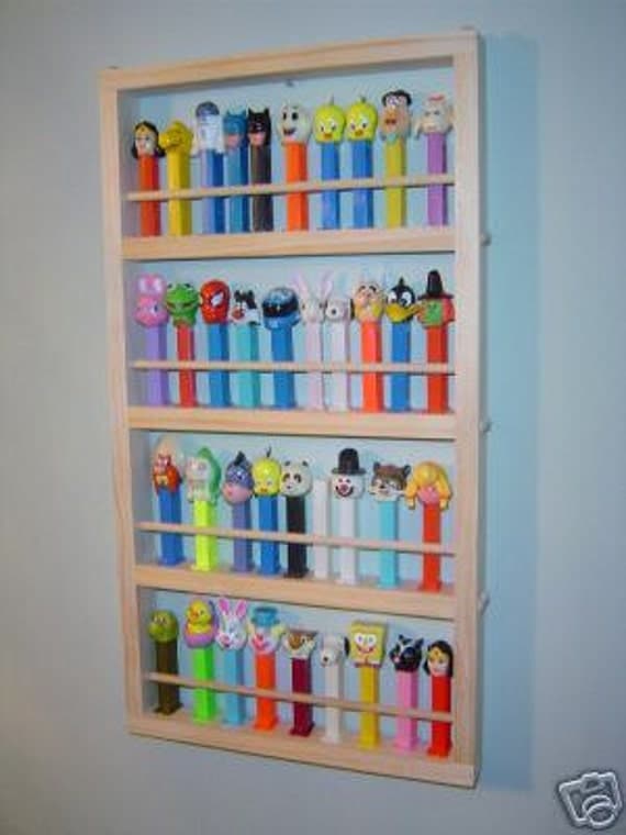 MEDIUM PEZ DISPLAY shelf Holds 44 dispensers by JTNSProducts