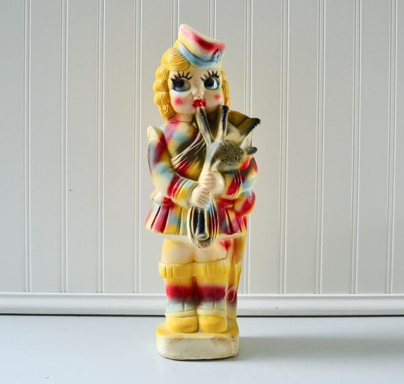 Vintage Carnival Chalkware Girl with by PeachParlorVintage on Etsy