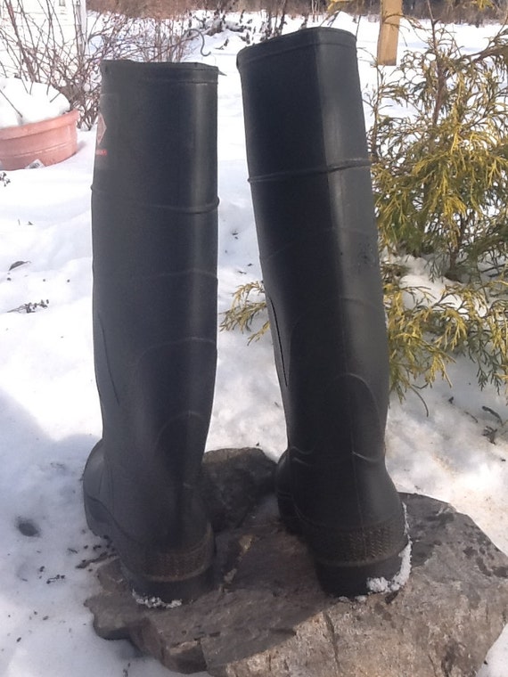 Vintage Red Ball Rubber Chore Boots Mens Size 6 Women's 8