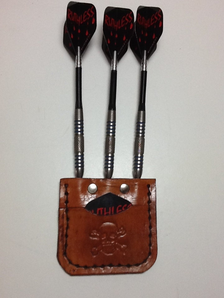 Genuine Leather Dart Case Holder