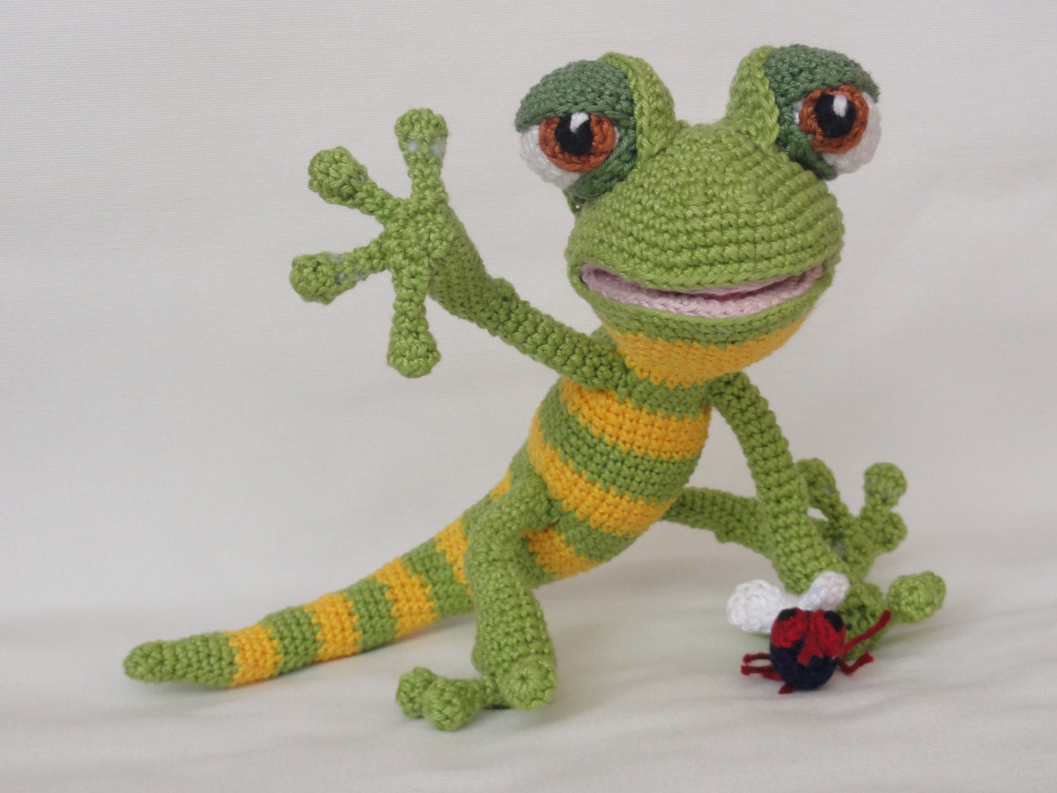 Amigurumi Crochet Pattern the Gecko English