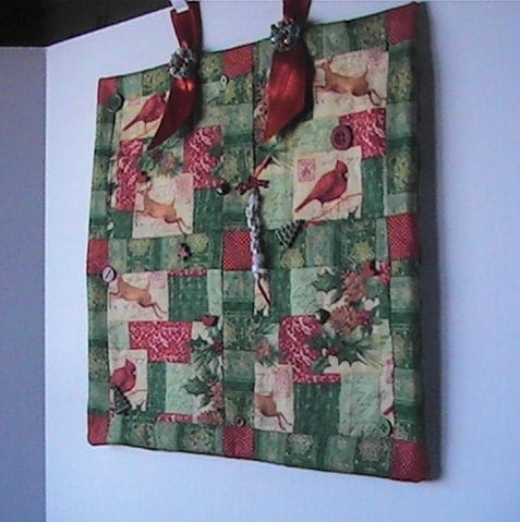 Quilted Christmas wall hanging