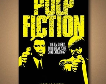 PULP FICTION Movie Quote Poster