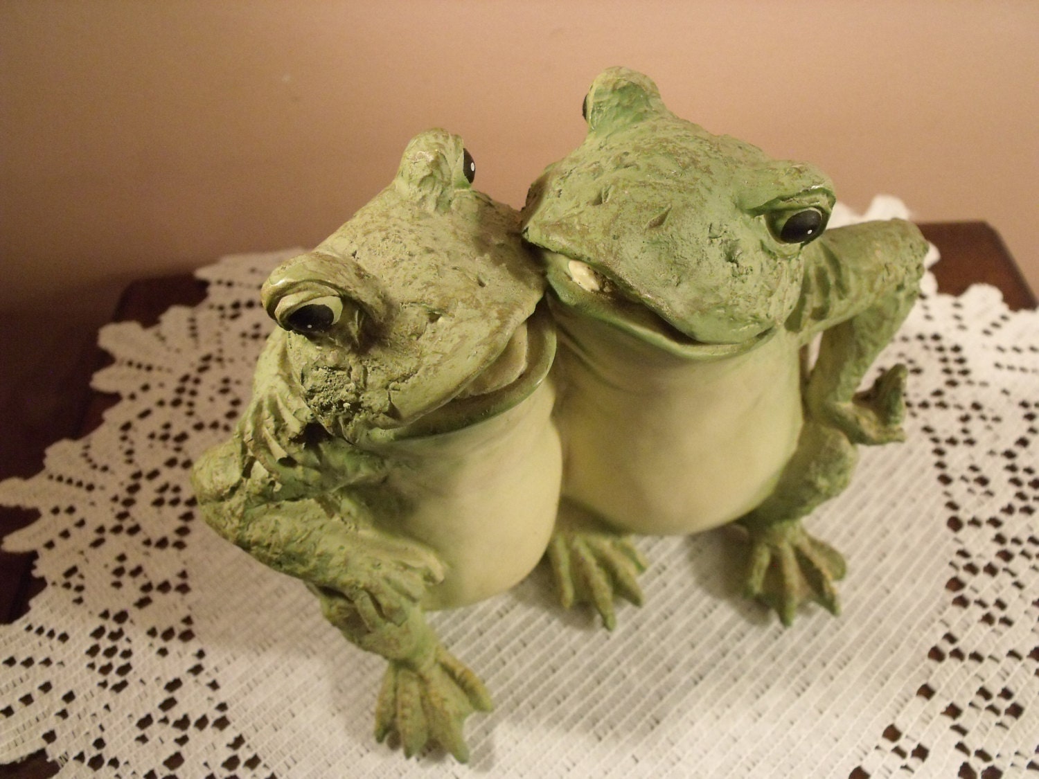 vintage frog plush