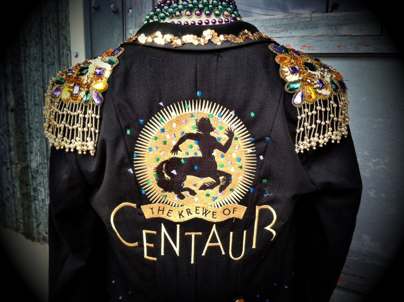 mardi gras tuxedo jacket