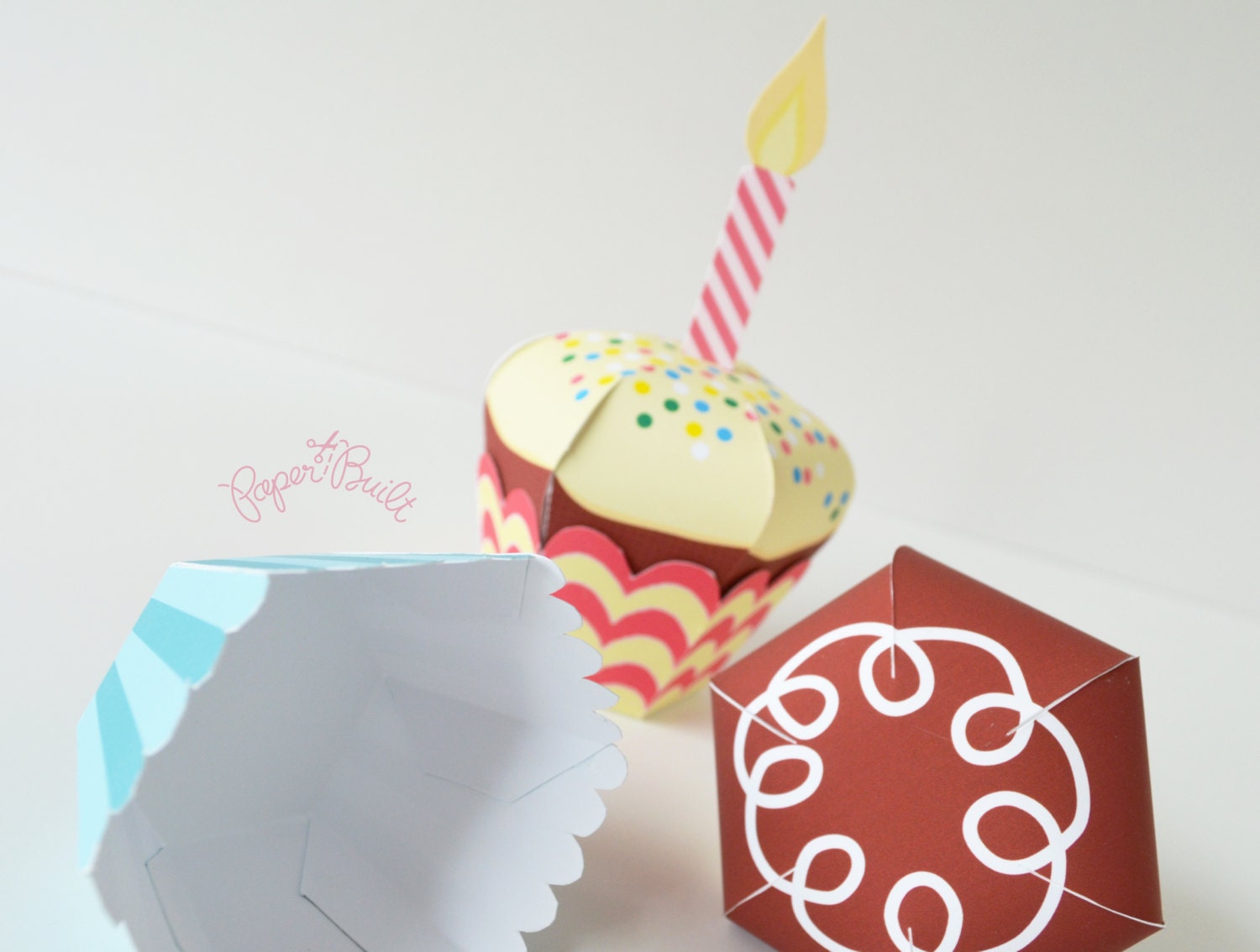 Cupcake Favor Box Gift Box Baking Party Cupcake Party