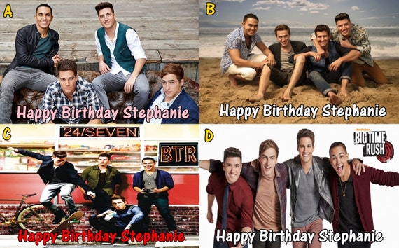 big time rush edible image cake topper Il_570xn